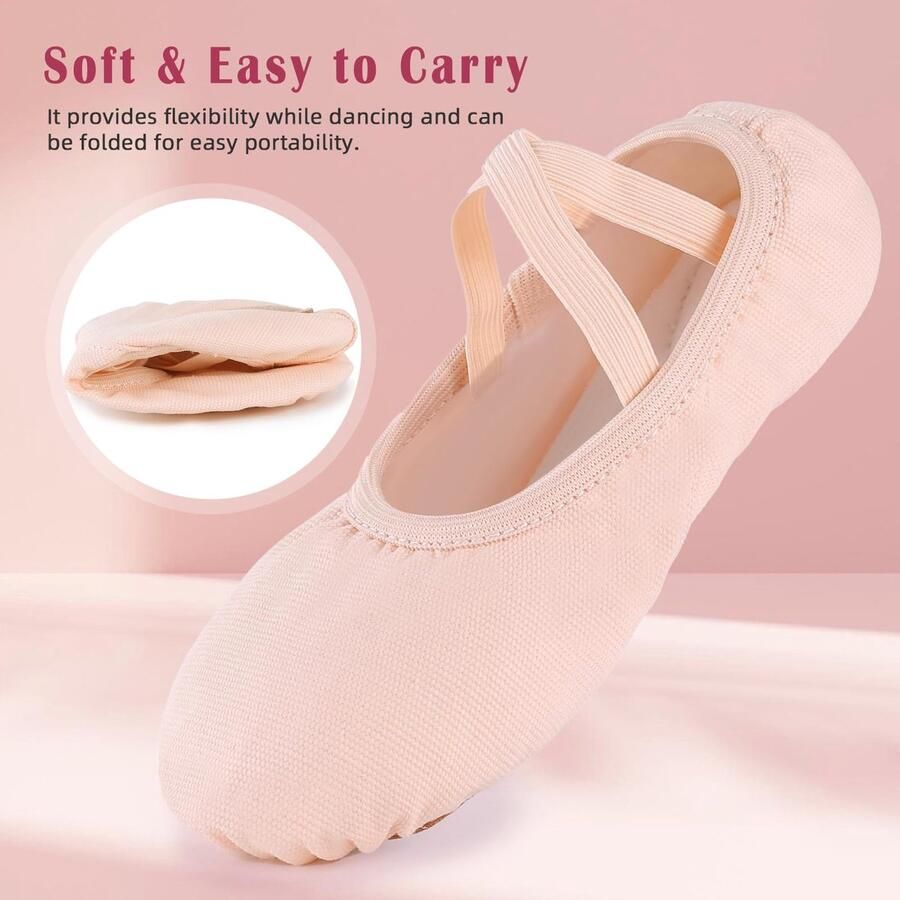 Canvas Balletschoenen Dames Meisje Dansschoenen Gymnastiek Ballet Schoenen voor Kinderen Volwassenen