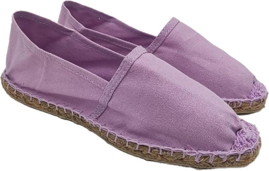 Canvas Espadrilles voor en Slip-On Zomerschoenen met Rubberen Zool