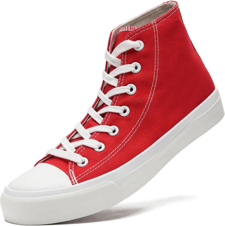 Canvas Gymschoenen Hoge Top Sneakers Kinderen Antislip Ade d