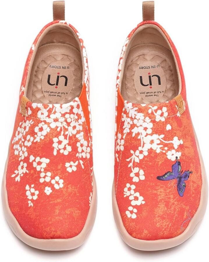 Canvas Instappers Kunst Geschilderd Casual Comfort Wandelschoenen