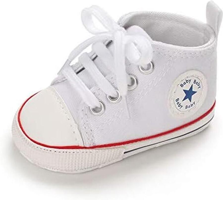 Canvas Prematuur Schoentjes voor Baby en Zachte Anti-Slip Peuterschoenen