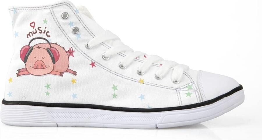 Canvas Sneakers Laag Model voor en Stevige en Flexibele Sportschoenen