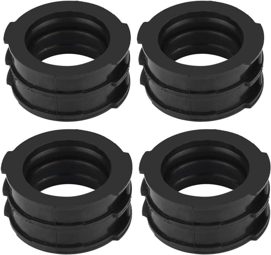 Carburetor Interface Adapter 4x Carburetor Carb Intake ifold Boots Verbinding en Installatie