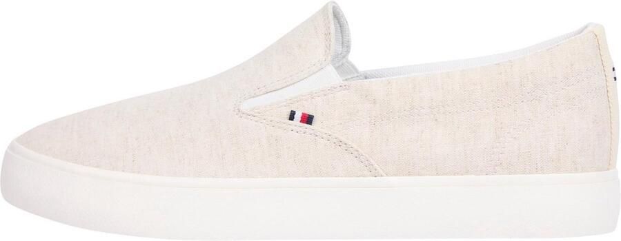 Lage sneakers voor heren instapper casual canvas