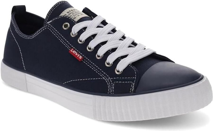 Casual Heren Sneakers Zwart Canvas Lage Instap en Comfortabele Pasvorm