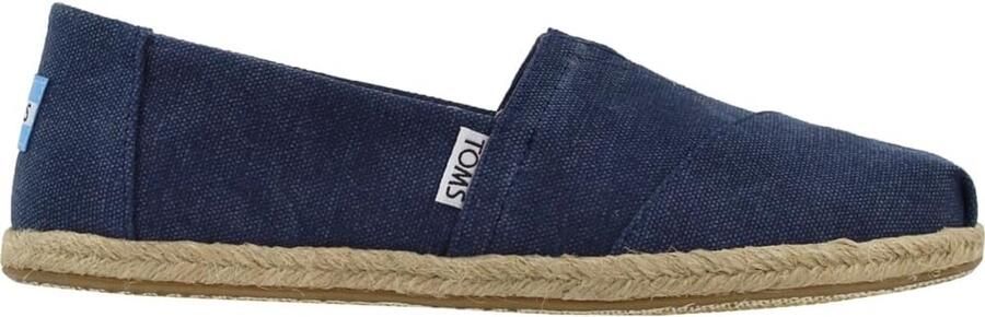 Casual Instappers Canvas Schoenen Dagelijks Gebruik Antibacteriële Binnenzool Afneembaar Voetbed Marineblauw