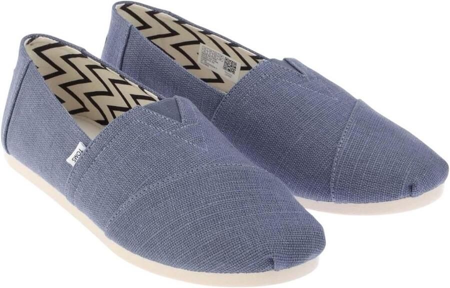 Casual Instappers Comfortabele Schoenen Dagelijks Gebruik Duurzaam Canvas Donkerblauw