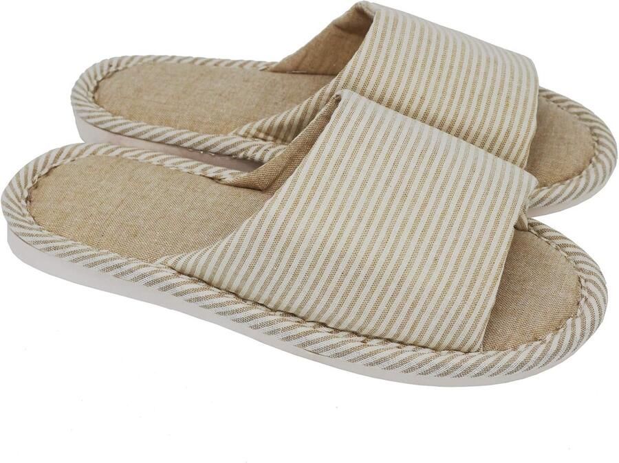 Casual Katoenen Vlas Antislip Slipper voor Dames Zowel Binnen als Buiten