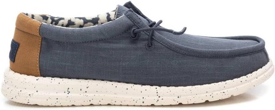 Casual Linnen Sneakers Heren met Elastische Veters