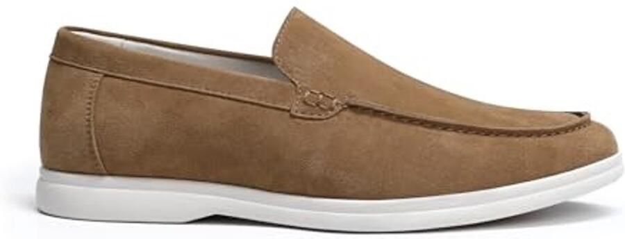 Casual Loafers van Suède Lichtgewicht Bruin