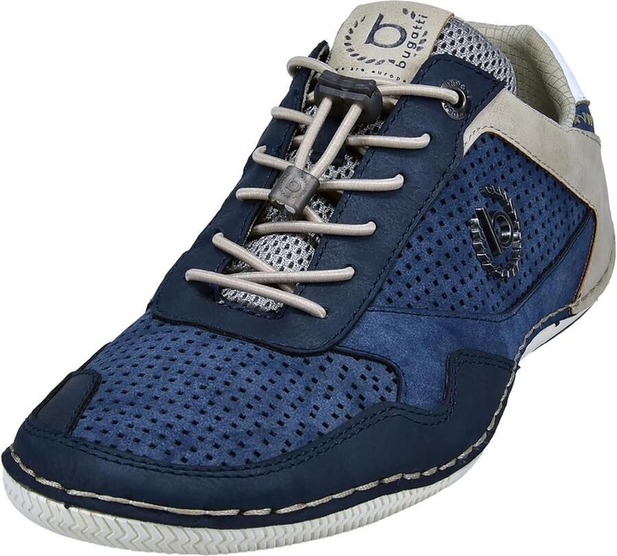 Casual Sneakers Heren Veterschoenen Comfort Dagelijks Gebruik Flexibele Zool Marineblauw