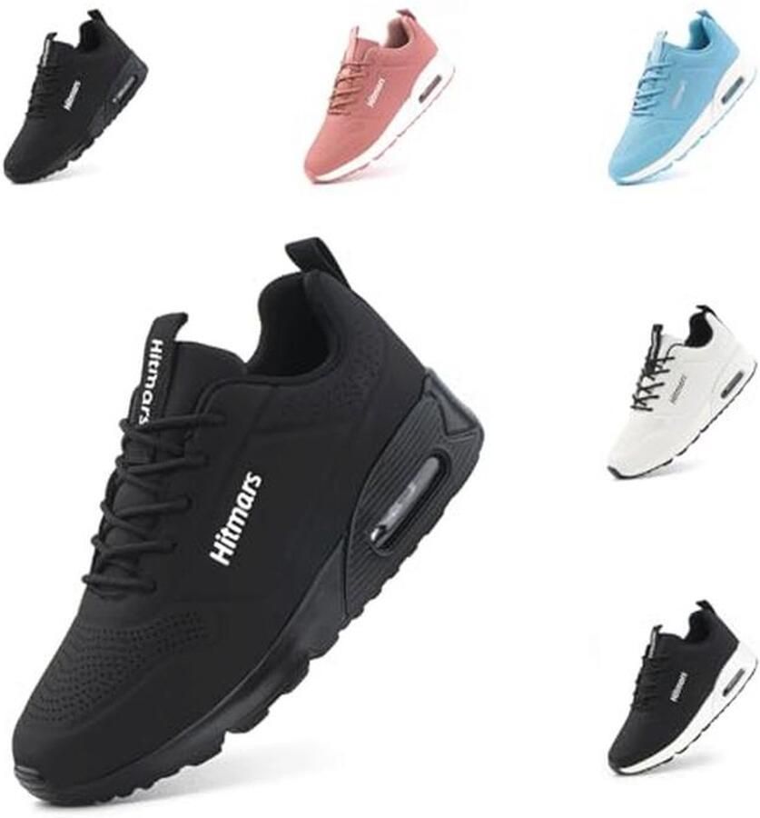 Casual Sportschoenen Dames Ademend en Lichtgewicht Hardloopschoenen met Luchtkussen en Buffers