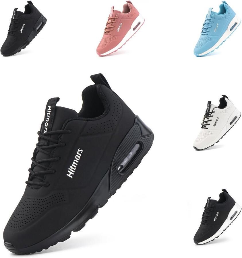 Casual Sportschoenen Dames Ademend en Lichtgewicht Hardloopschoenen met Luchtkussen en Buffers