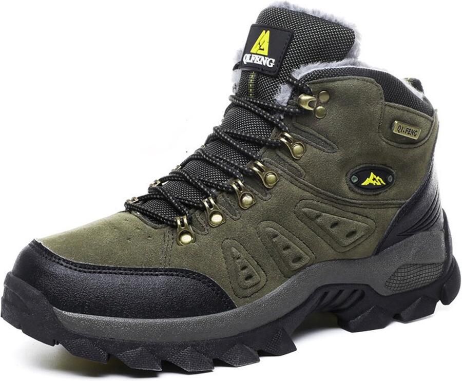 Casual Warme Hoge Wandelschoenen en Dikke Bodem Antislip Outdoor en Bergbeklim