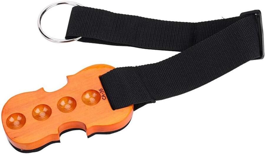 Cello Eindpin Stopper Eujgoov Houten Cello Antislip Plaat Eindpin Houder Antislip Apparaat met Riem en O-ring
