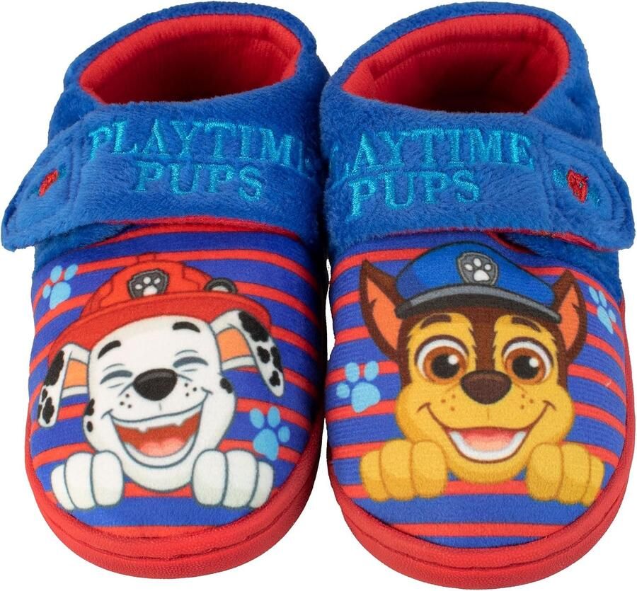Chase Pantoffels voor Jongens Blauw Rood