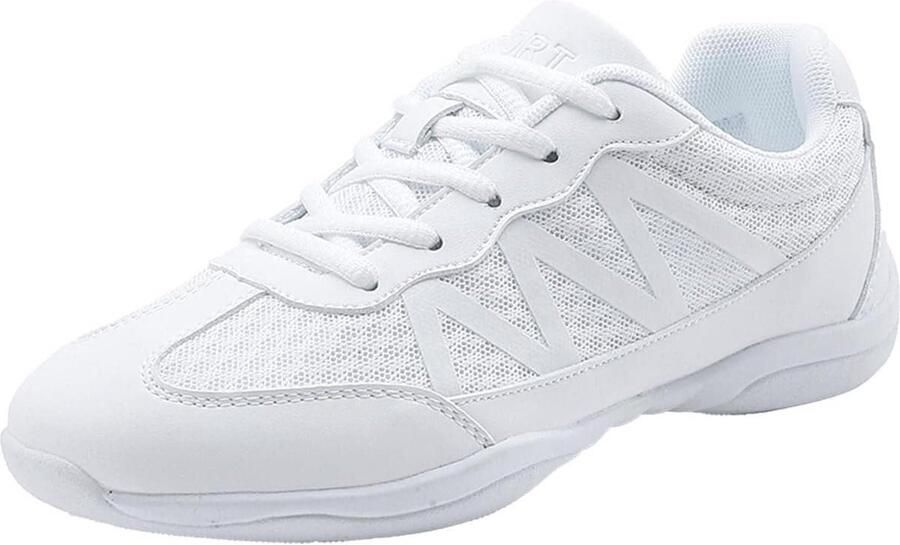 Cheerleading schoenen dames meisjes witte cheerleading sneakers lichtgewicht ideaal voor training SnelShoppen