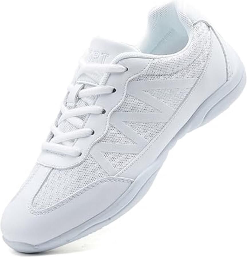 Cheerleading Schoenen voor Dames en Meisjes Wit Dansschoenen voor Yoga Aerobic en Training