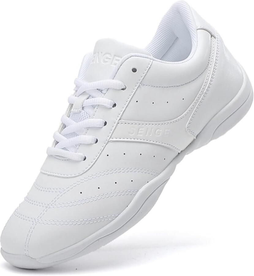 Cheerleading Schoenen Wit 32 EU Ademend en Lichte Dansschoenen Voor Meisjes