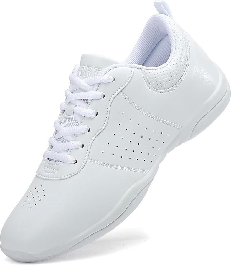 Cheerleading Schoenen Wit 33 EU Lichtgewicht Ademend Voor Meisjes en Vrouwen
