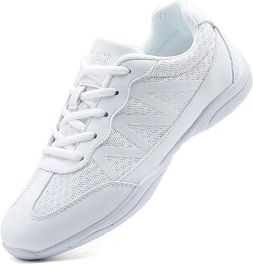 Cheerleadingschoenen voor dames en meisjes witte dansschoenen voor yoga aerobics en training