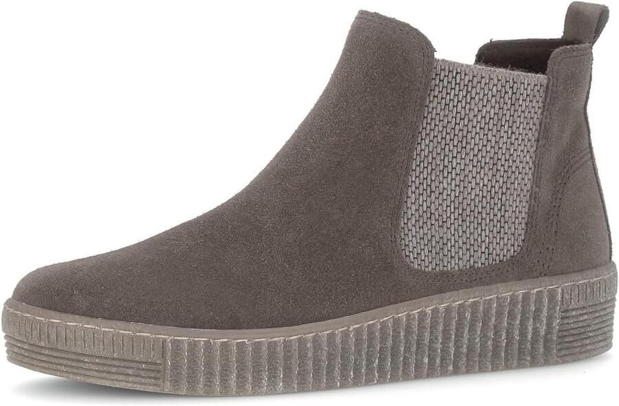Dames Chelsea Boots Comfortabele Leren Enkellaarzen met Wijde Pasvorm