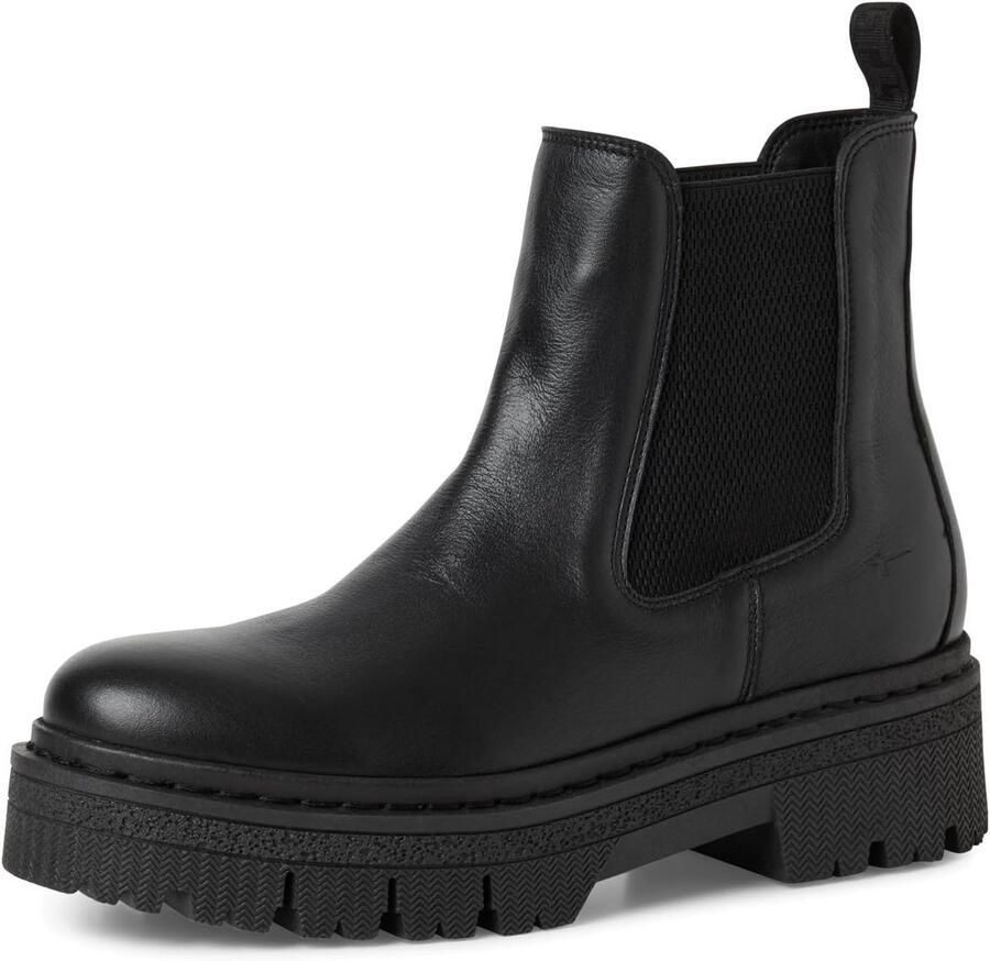Chelsea Boots Dames Comfortabele Zwarte Enkelhoge Laarsjes