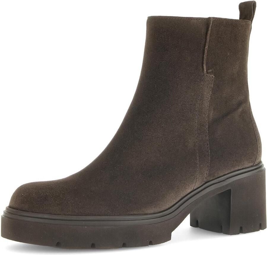 Chelsea Boots voor dames van Suède met lage hak