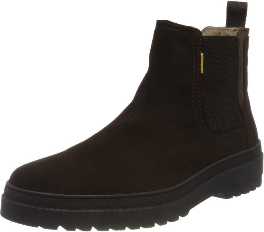 Chelsea Boots voor Heren Suède Enkelhoge Laarzen met Rubber Zolen