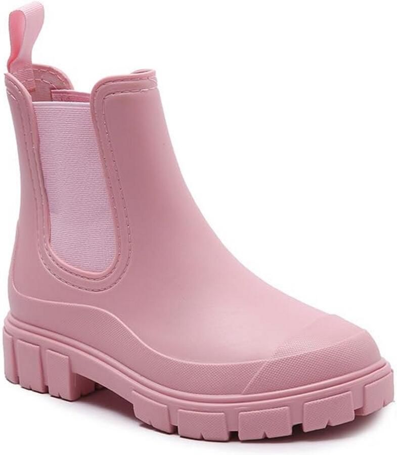 Chelsea enkellaarzen voor dames waterdichte en antislip korte regenlaarzen voor buitengebruik