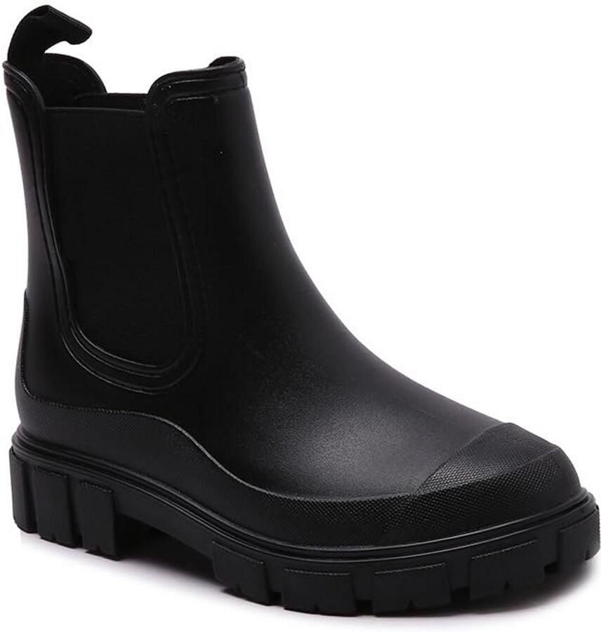 Chelsea enkellaarzen voor dames waterdichte tuinlaarzen met antislip en korte regenlaarzen voor buitengebruik