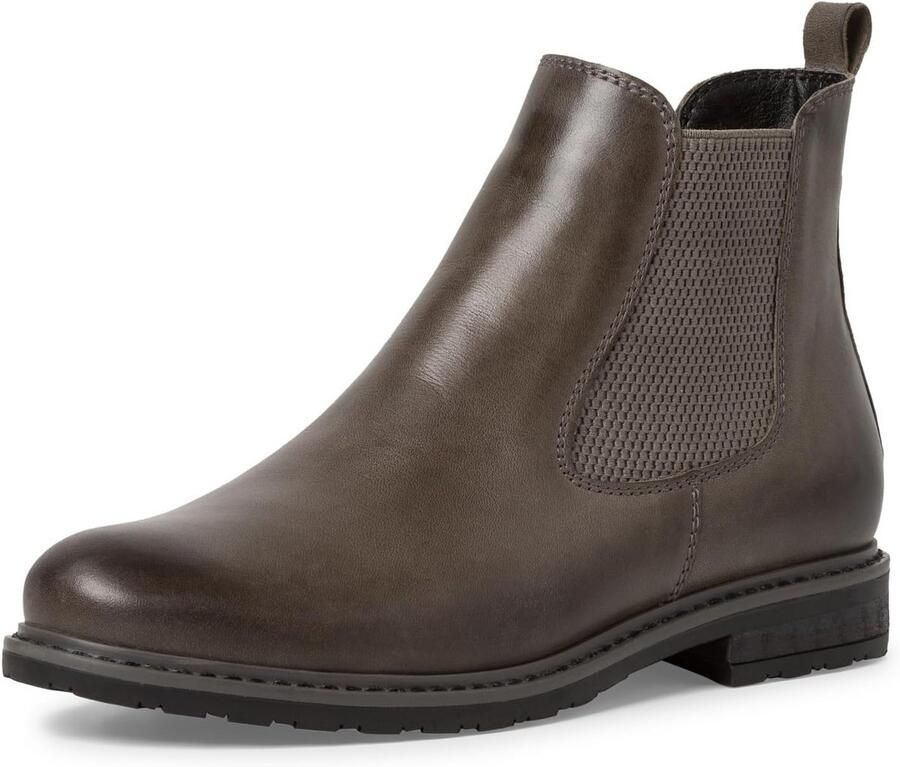 Chelsea-laarsje voor dames met wit oppervlak