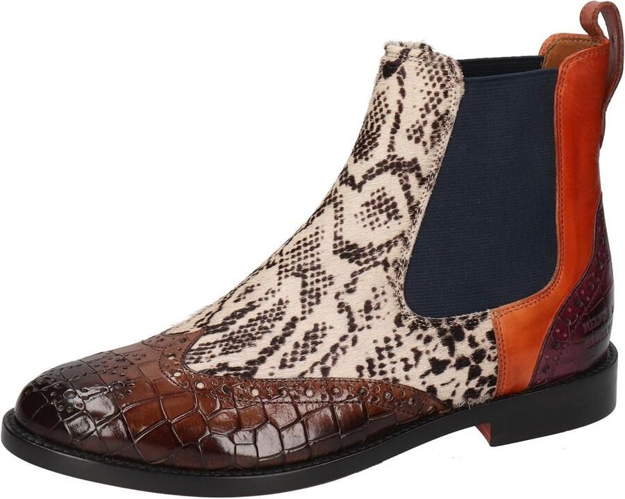 Chelsea Laarsjes Dames Leer Zwart Handgemaakt