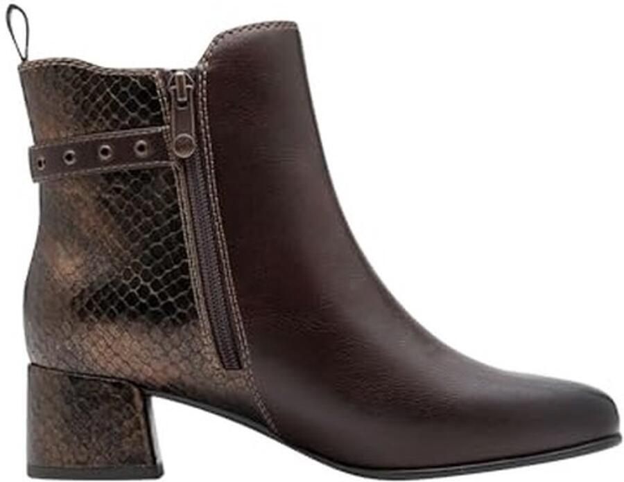 Dames Chelsea Boots Mocca Comb Schenkelhoog