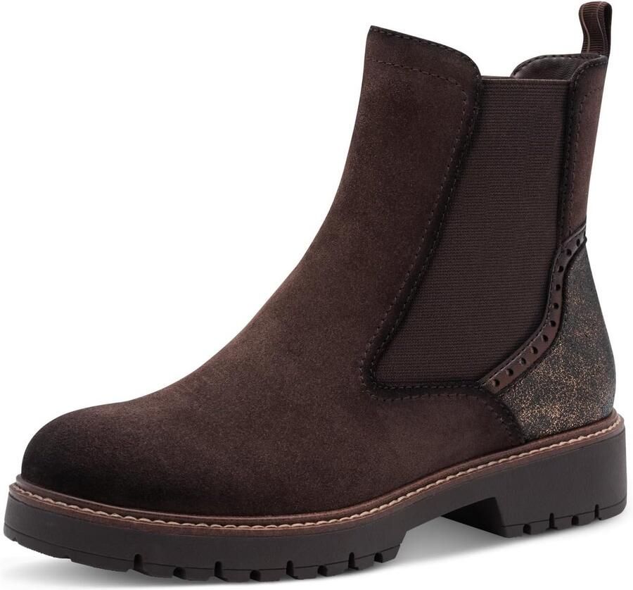 Dames Chelsea Laarzen Zwart en Wit