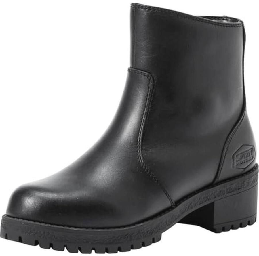 Chique Leren Dameslaarzen Comfortabele en Stijlvolle Biker Boots in Rundleer