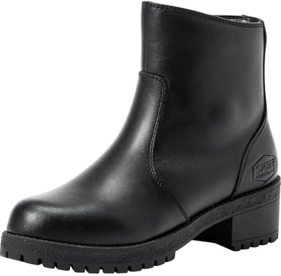 Chique Leren Dameslaarzen Comfortabele en Stijlvolle Biker Boots in Rundleer