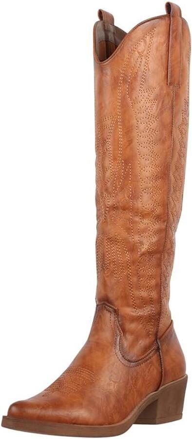 Chunky Dames Cowboylaarzen Stoere Bikerboots Stijl