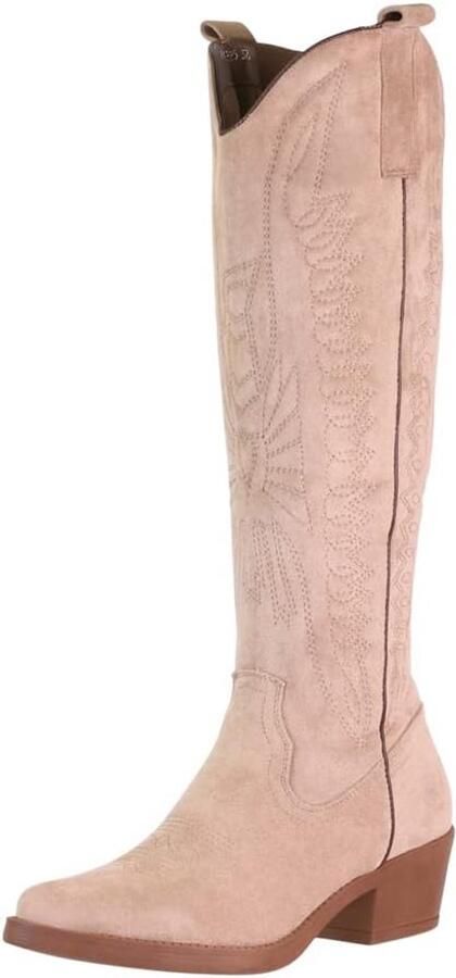 Chunky Western Cowboylaarzen voor Dames Stoere Biker Boots