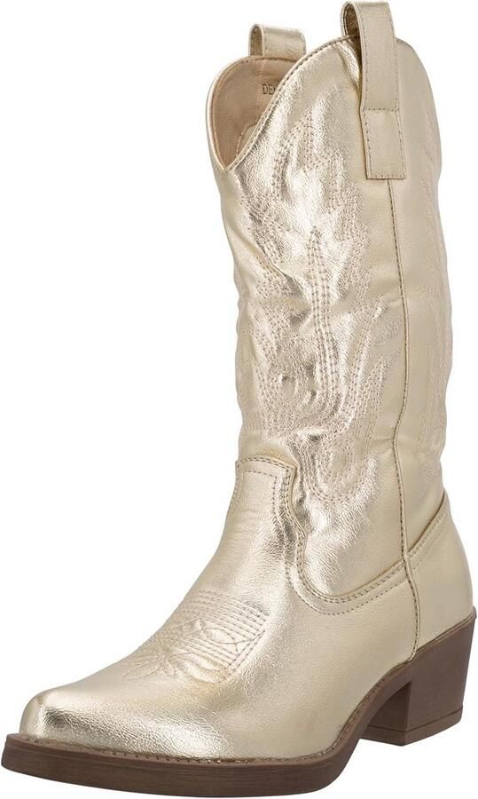Chunkyrayan Cowboylaarzen voor Dames Stoere Bikerboots