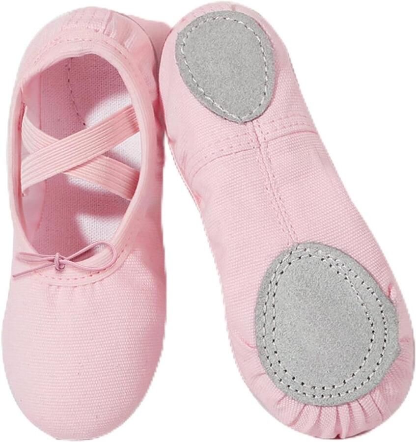 Classic Dansschoenen van Canvas Antislip Gymnastiekschoenen voor Meisjes en Vrouwen Ideaal voor Dans en Training