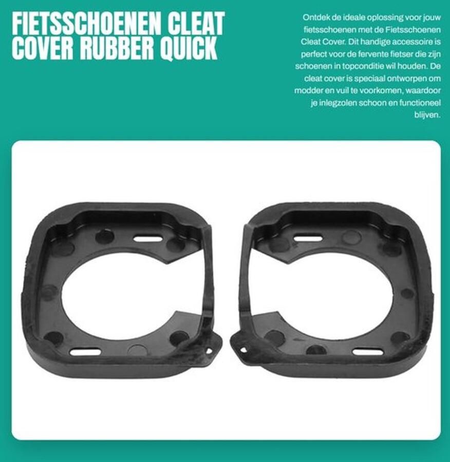 Cleat Cover Antivervuiling Fietsschoenen Accessoire Rubber Eenvoudig te Installeren Duurzaam Comfort en Bescherming Fietsschoenhoes