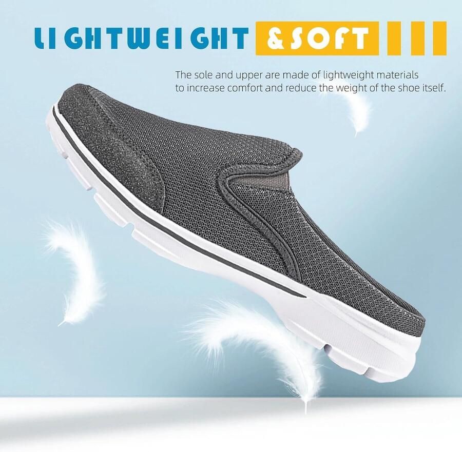 Clogs Slip On Pantoffels Comfy Ade d Sloffen Tuinschoenen Lichtgewicht Garden Schoenen Voor Binnen en Buiten M Zwart 01