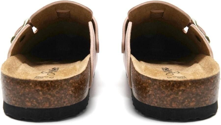 Clogs dames met gesp elegante kurken zool klassieke muilen ideaal voor binnen en buiten ShopVlot