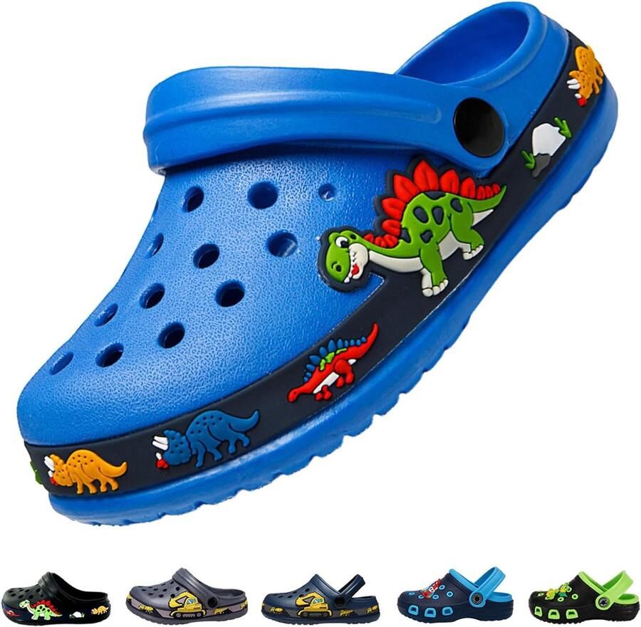 Clogs en pantoffels voor kinderen zomerschoenen strandsandalen strandschoenen dinosaurus tuinschoenen antislip zwembadschoenen