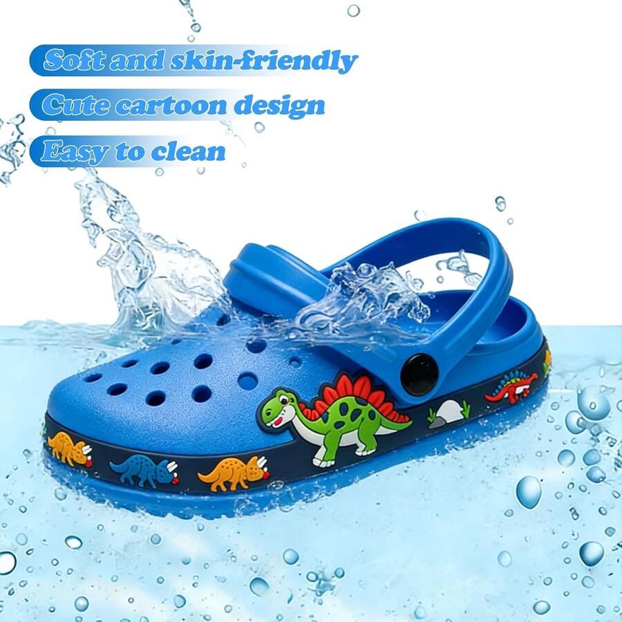 Clogs en pantoffels voor kinderen zomerschoenen strandsandalen strandschoenen dinosaurus tuinschoenen antislip zwembadschoenen