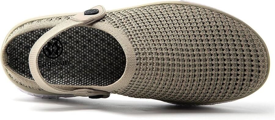 Clogs slippers unisex khaki ade d en non-slip ideaal voor tuinieren ShopVlot