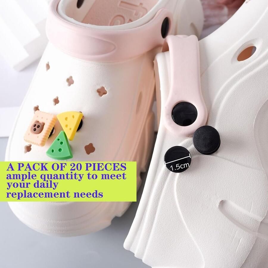 Clogs Snap Fasteners 16 mm Kunststof Drukknopen Eenvoudige Schoenreparatie Voor Klompen en Sandalen SnelShoppen