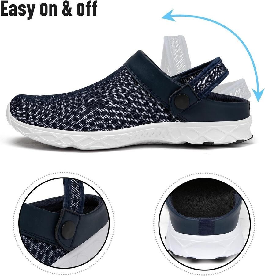 Clogs voor en zomerpantoffels ade d antislip zachte zool tuinschoenen sandalen