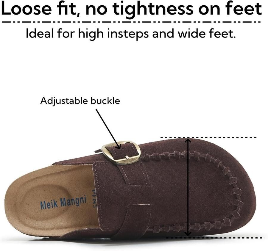 Clogs voor Kurk Voetbed Sandalen Pantoffels met